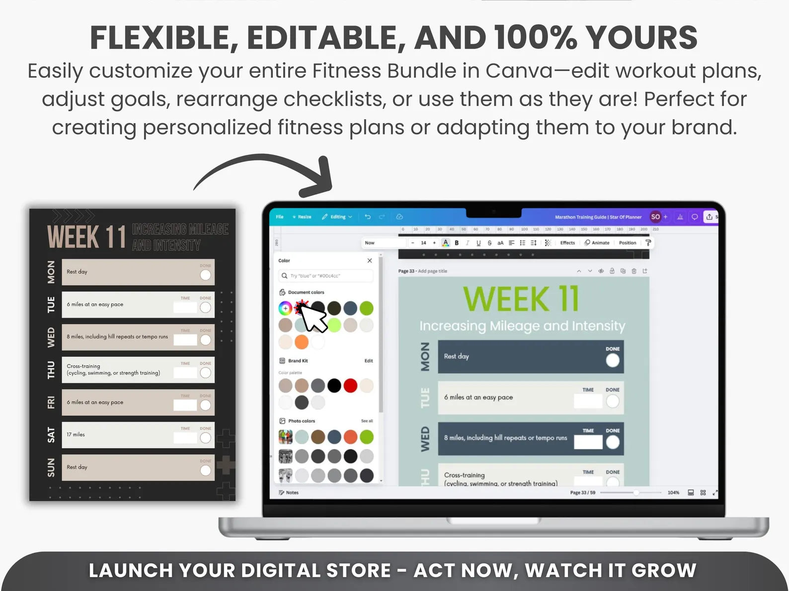 Weekly Fitness Planner